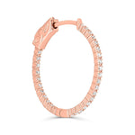 Diamond Hoop Earrings image 8