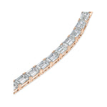 Emerald Diamond Tennis Bracelet image 5