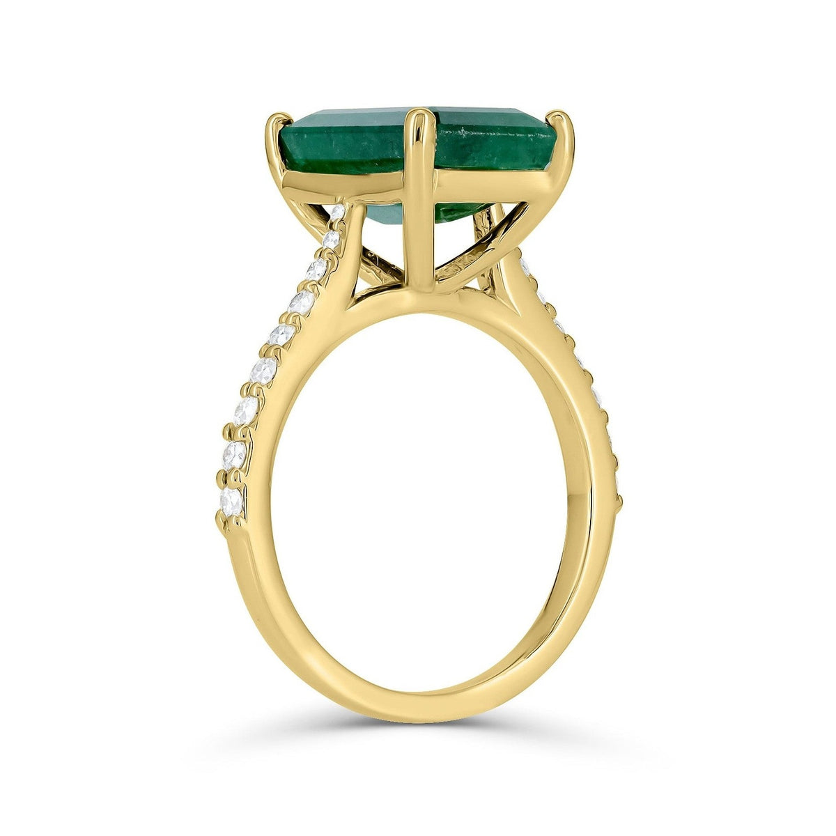 Diamond & Emerald Ring image 1