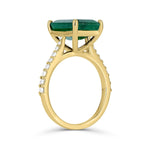 Diamond & Emerald Ring image 1