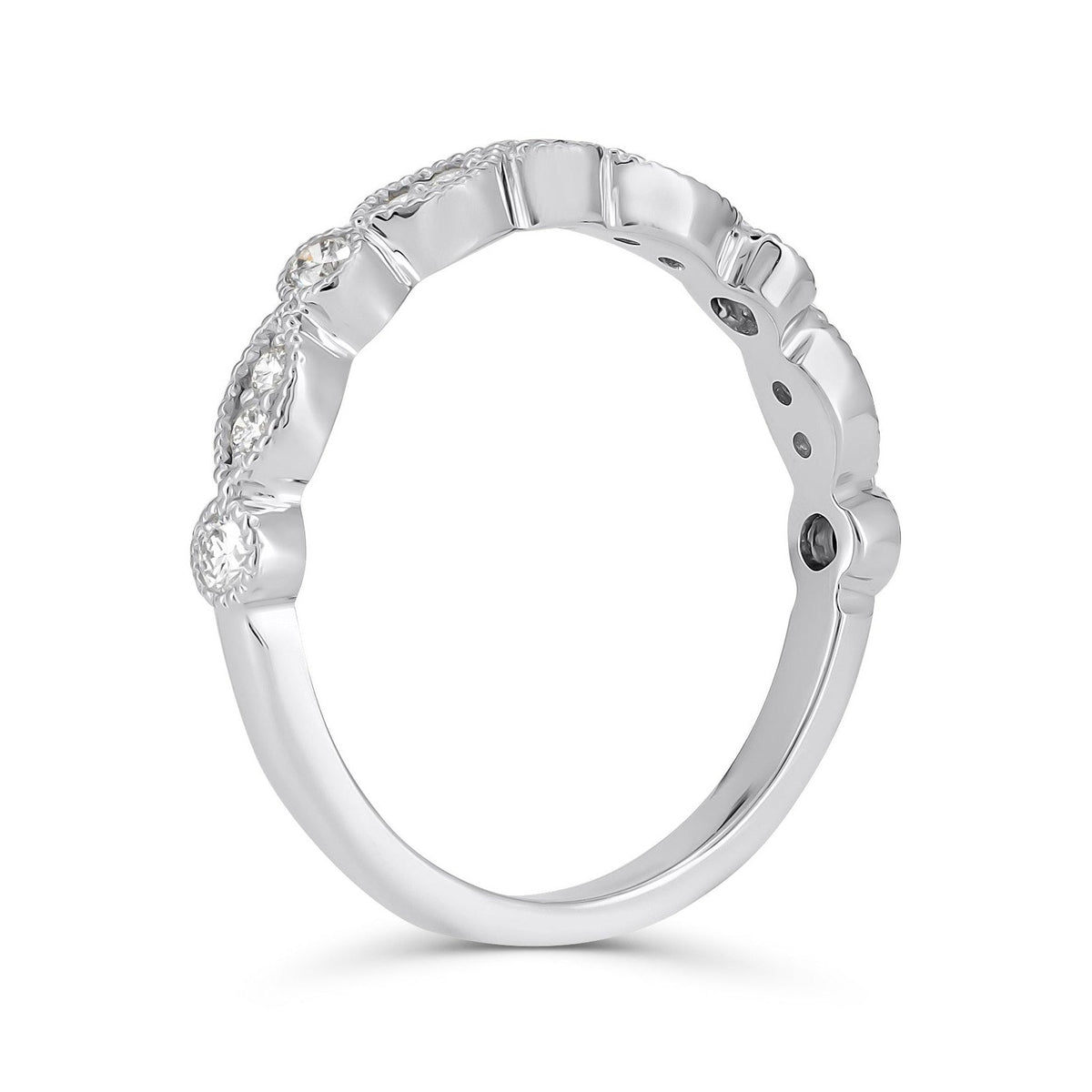 12 Diamond Stackable Eternity Band image 1