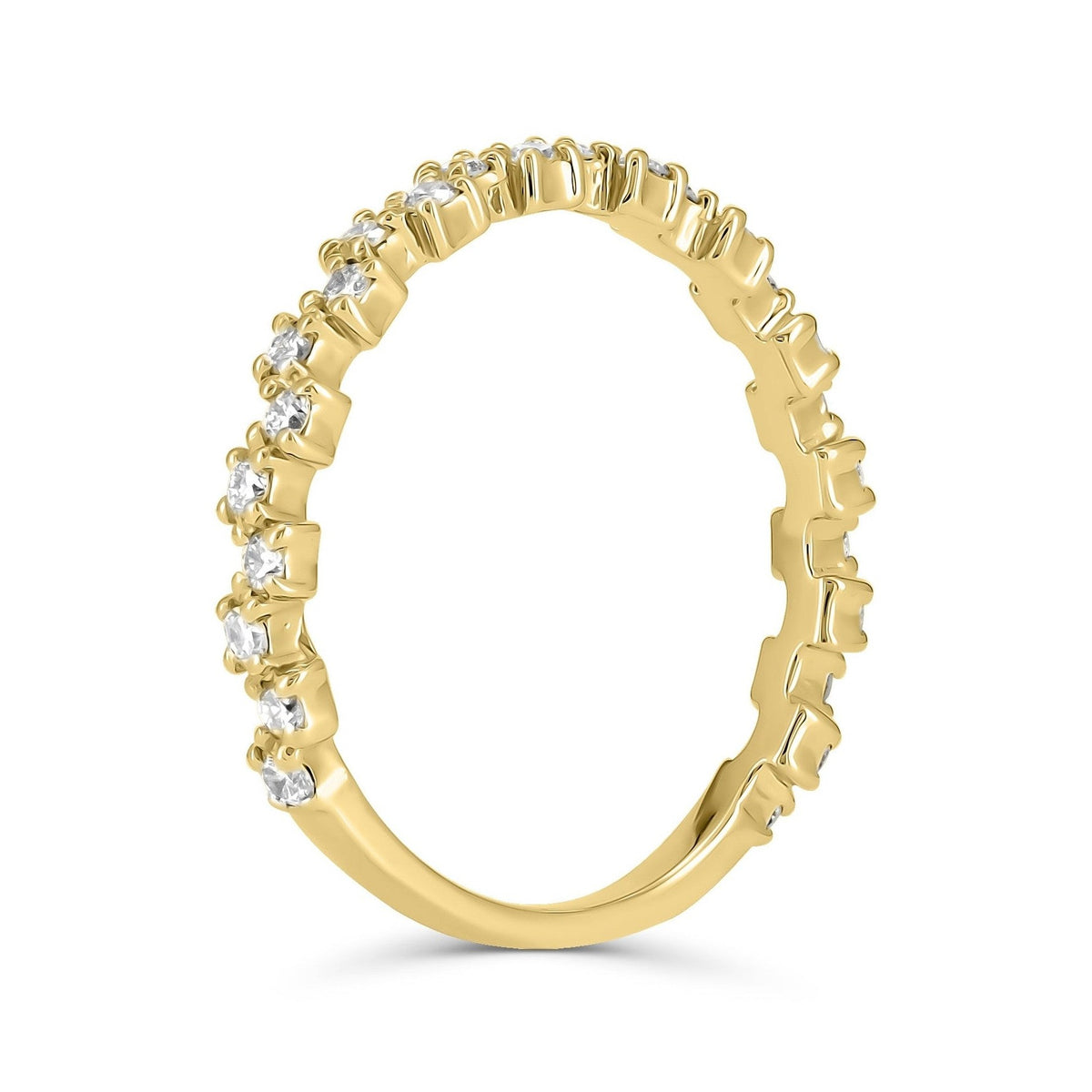 Diamond Zig Zag Stackable Band image 3