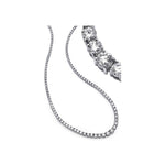 Four-Prong Tennis Necklace image 3