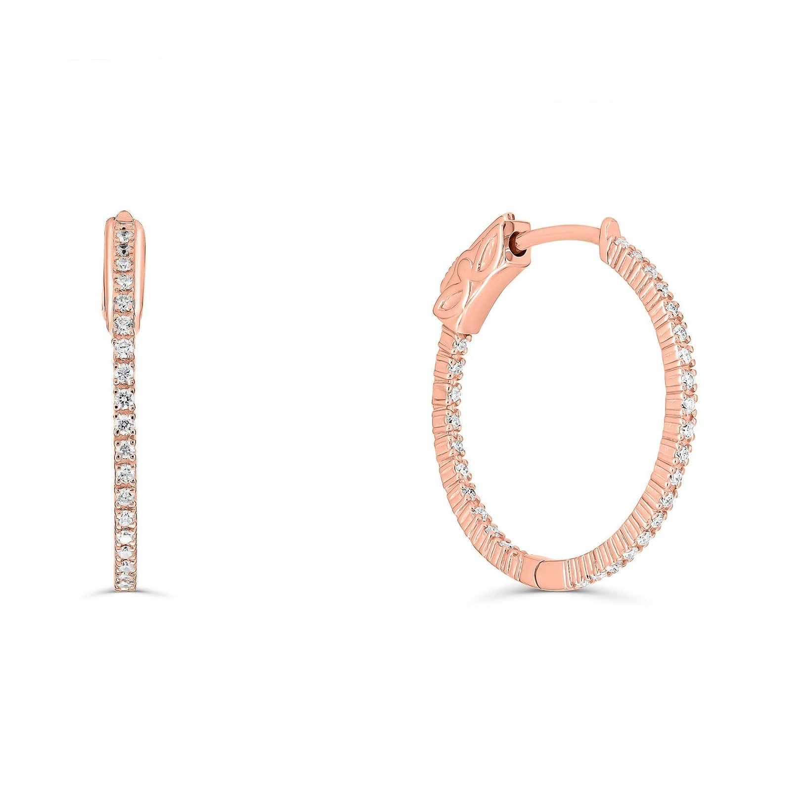 Mini Diamond Hoop Earrings image 6