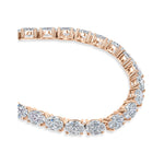 Oval Diamond Tennis Bracelet image 3