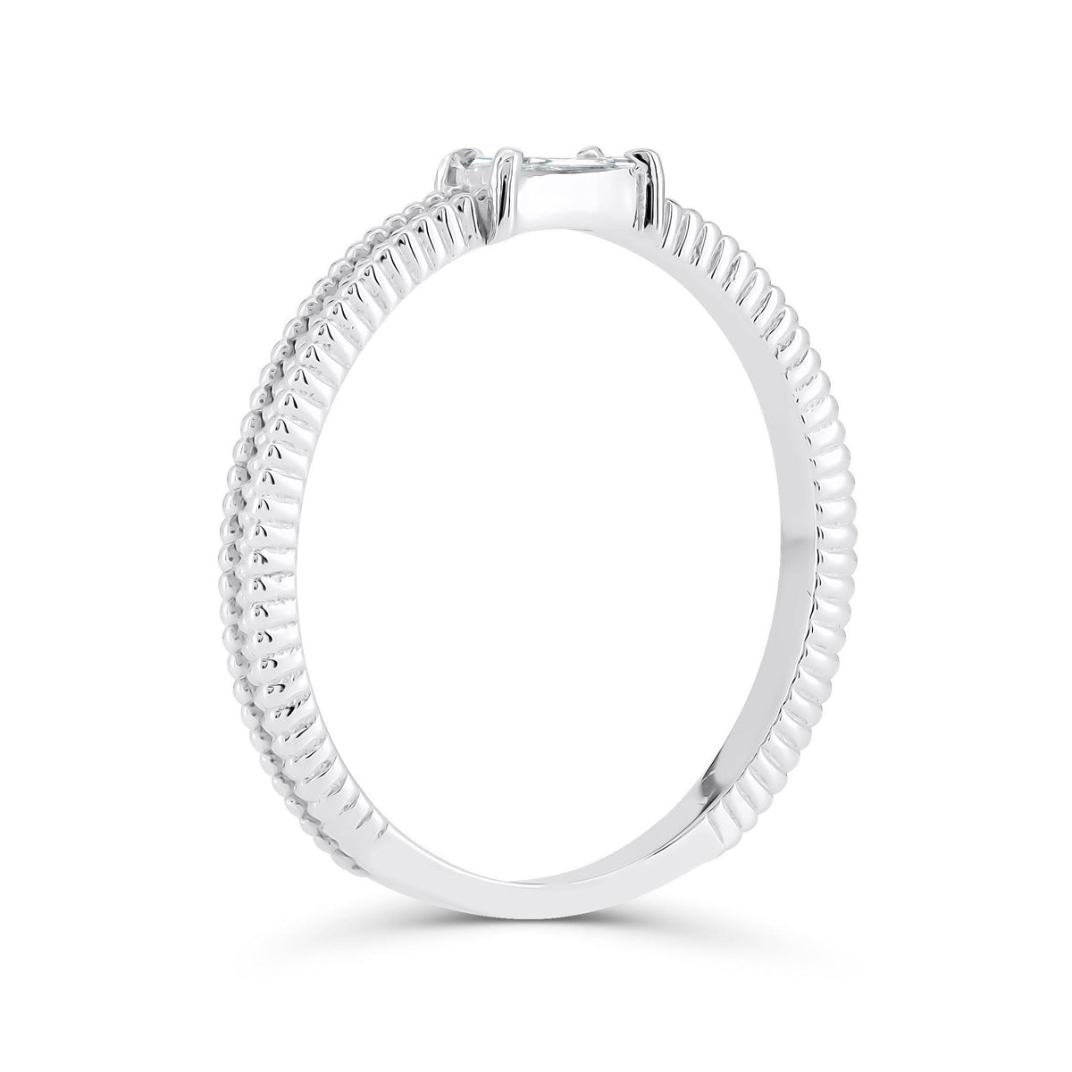 Straight Baguette Diamond Band image 4