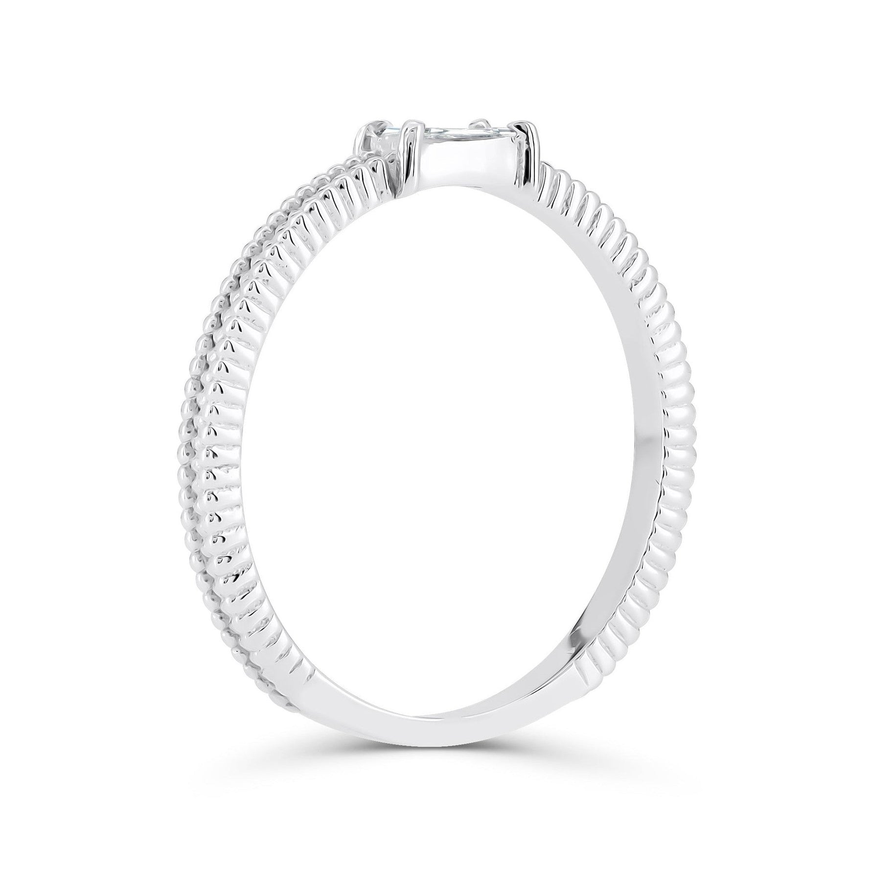 Straight Baguette Diamond Band image 4