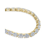 Oval Diamond Tennis Bracelet image 5