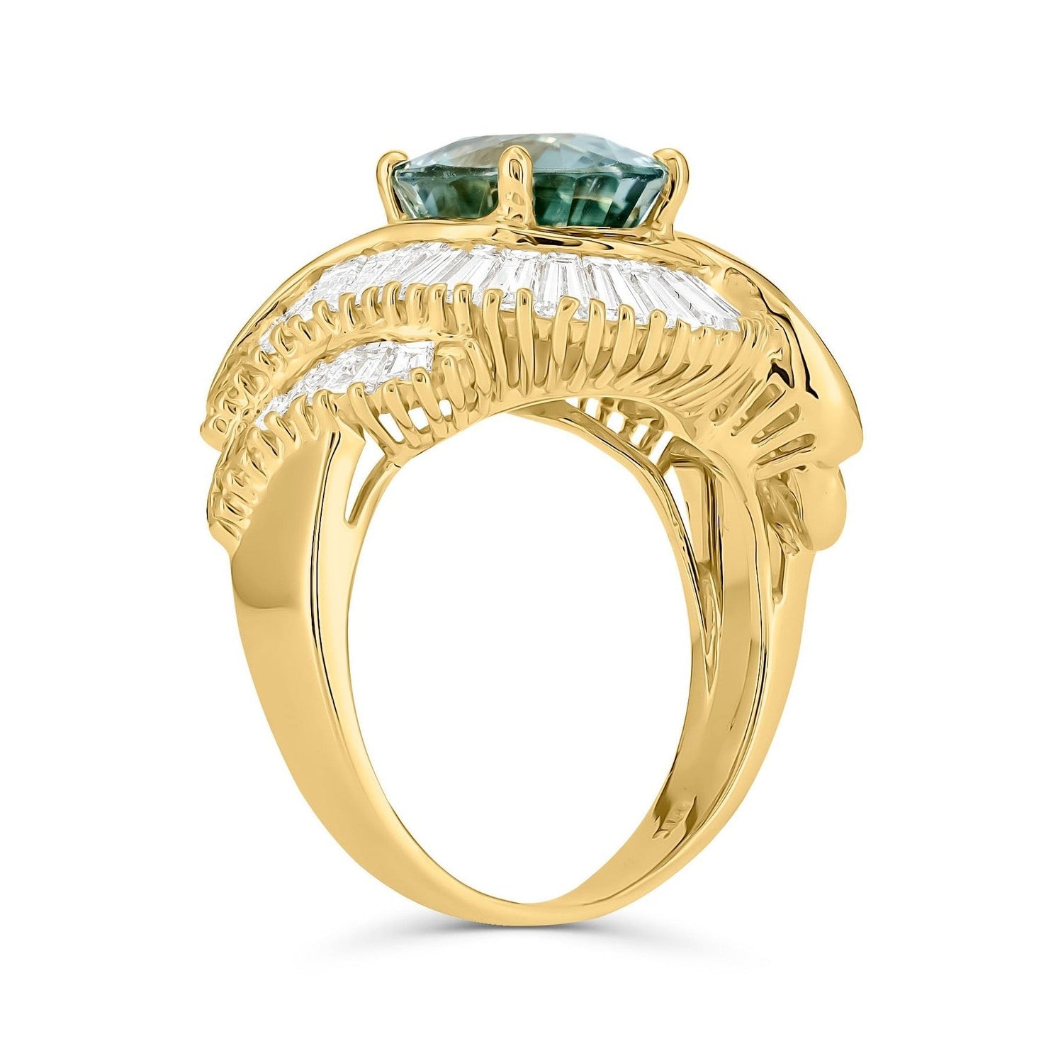 ParaibaTourmaline & Diamond Ring image 1