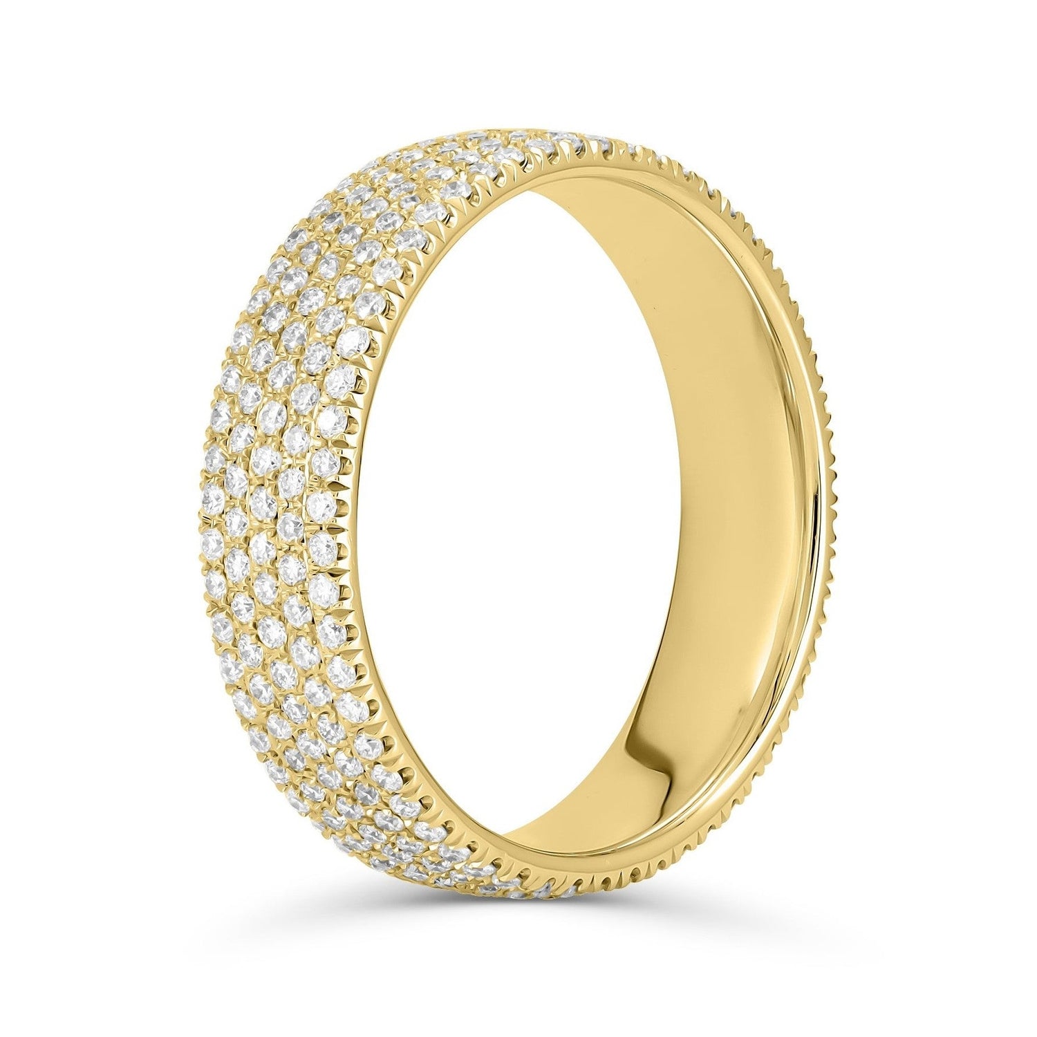 Domed Diamond Cigar Band image 1