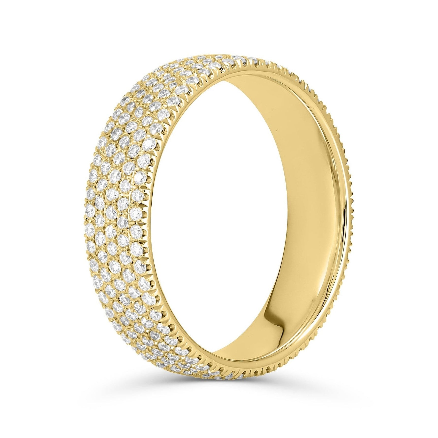 Domed Diamond Cigar Band image 1