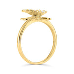 Sparkling Butterfly Ring image 1