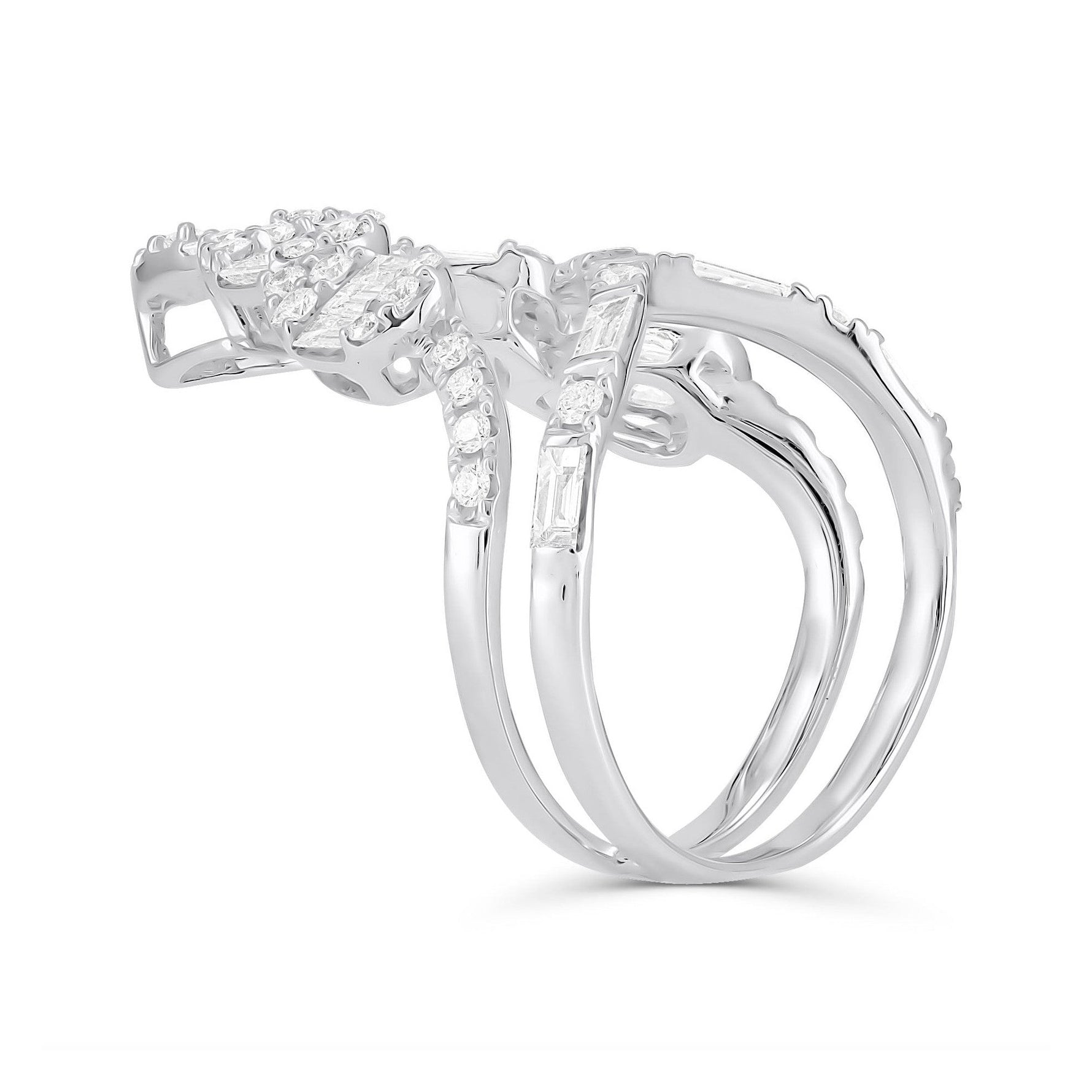 Art Deco Baguette Diamond Ring image 1