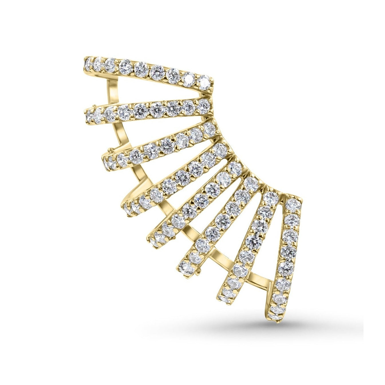 Eight Row Caged Ear Cuff image 0