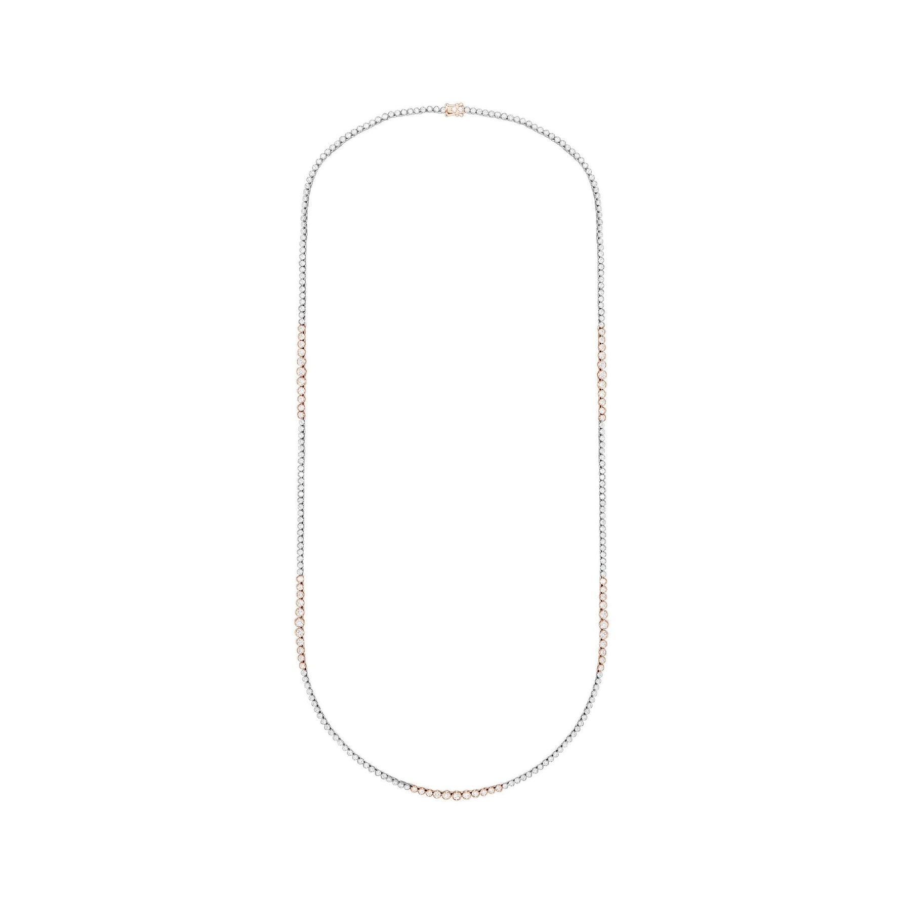 32 Inch Four-Prong Graduated Diamond Necklace image 2