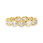 Bezel-Set Pear Cut Diamond Ring image 0