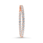 Inside-Out Diamond Hoop Earrings image 7