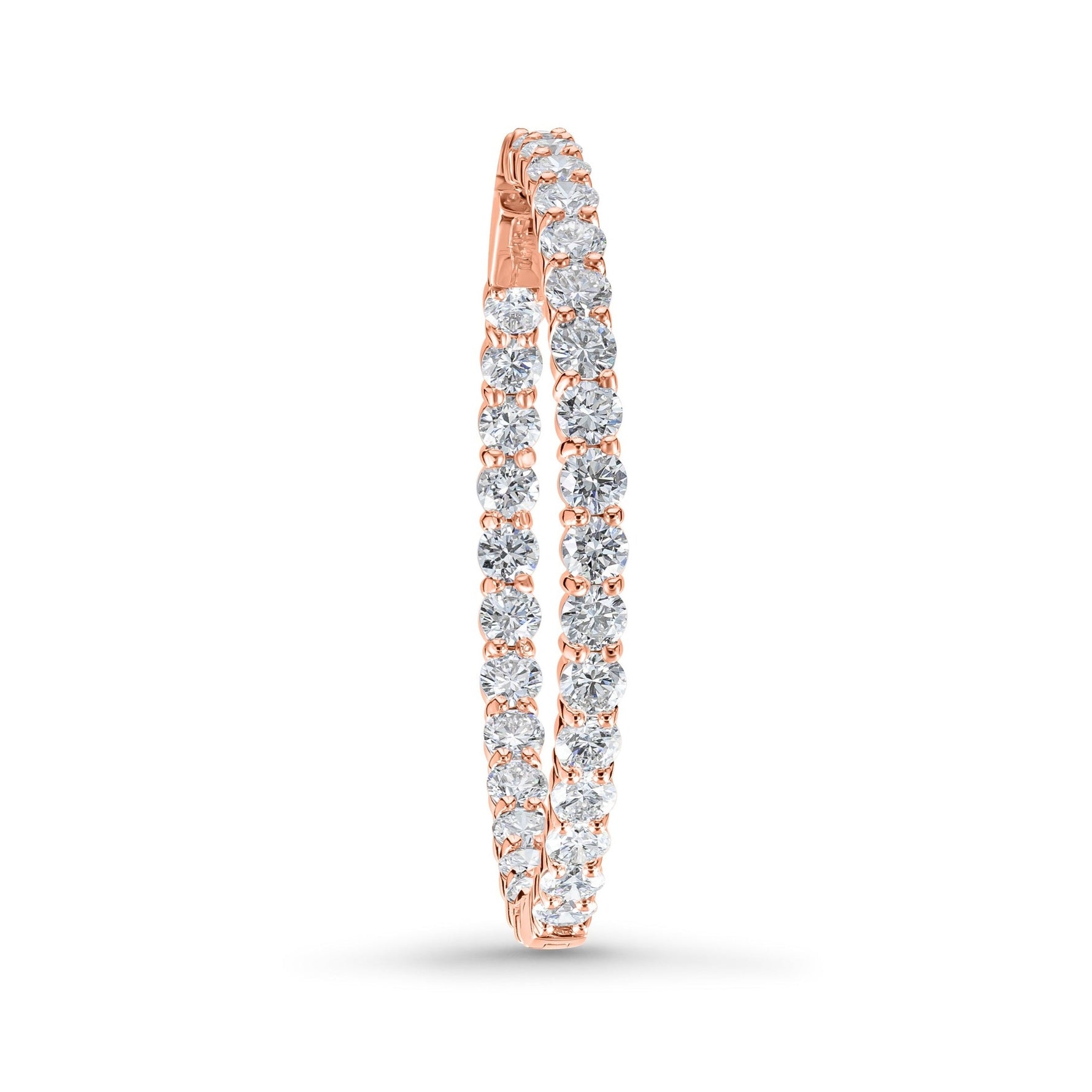 Inside-Out Diamond Hoop Earrings image 7