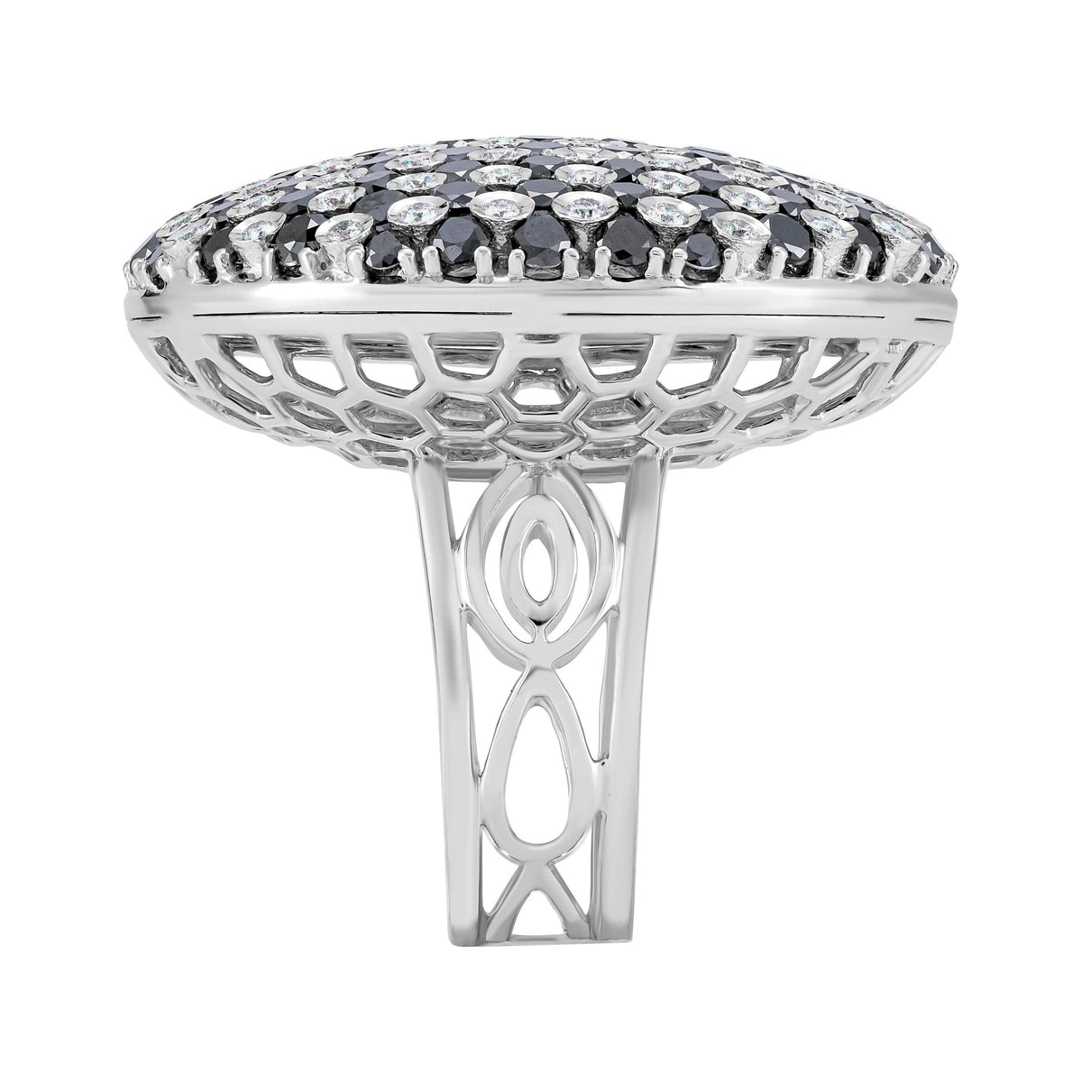 Black & White Diamond Ring image 1