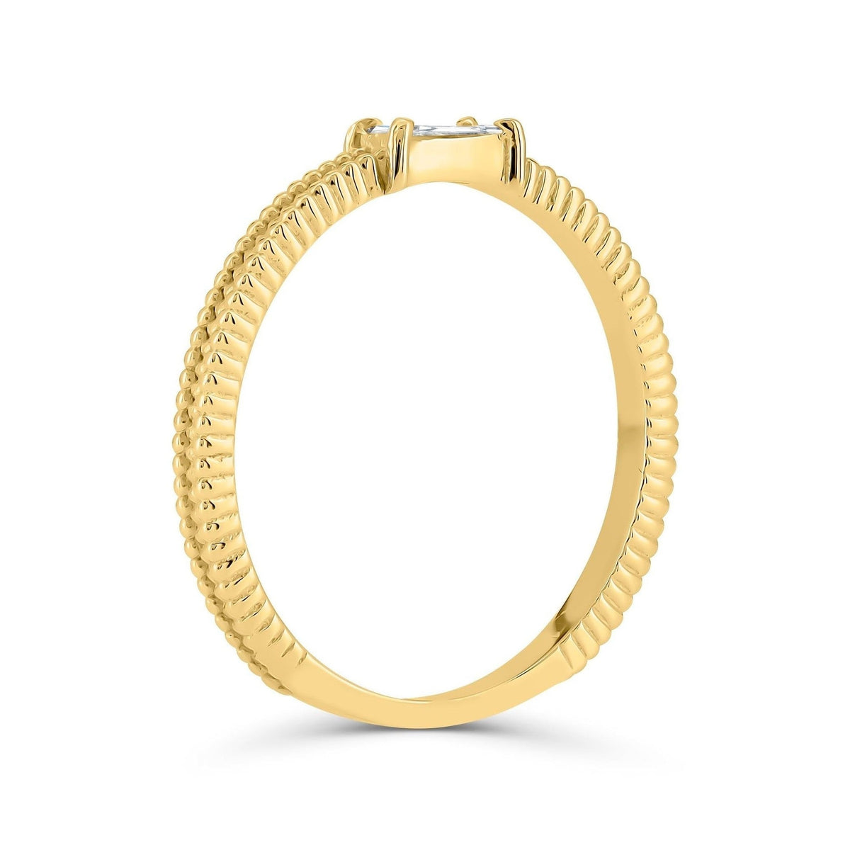 Straight Baguette Diamond Band image 1