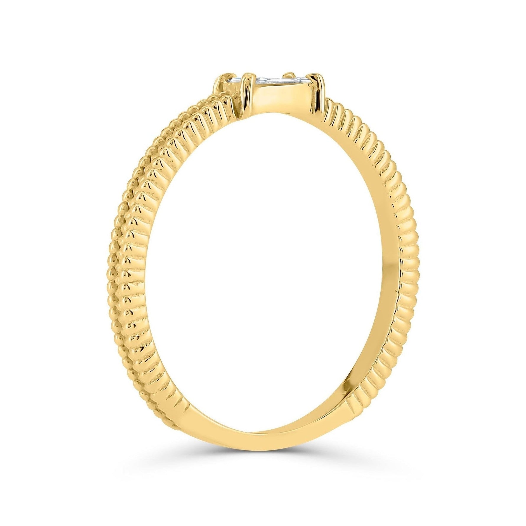 Straight Baguette Diamond Band image 1