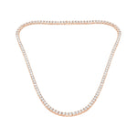 Four Prong Tennis Necklace image 2