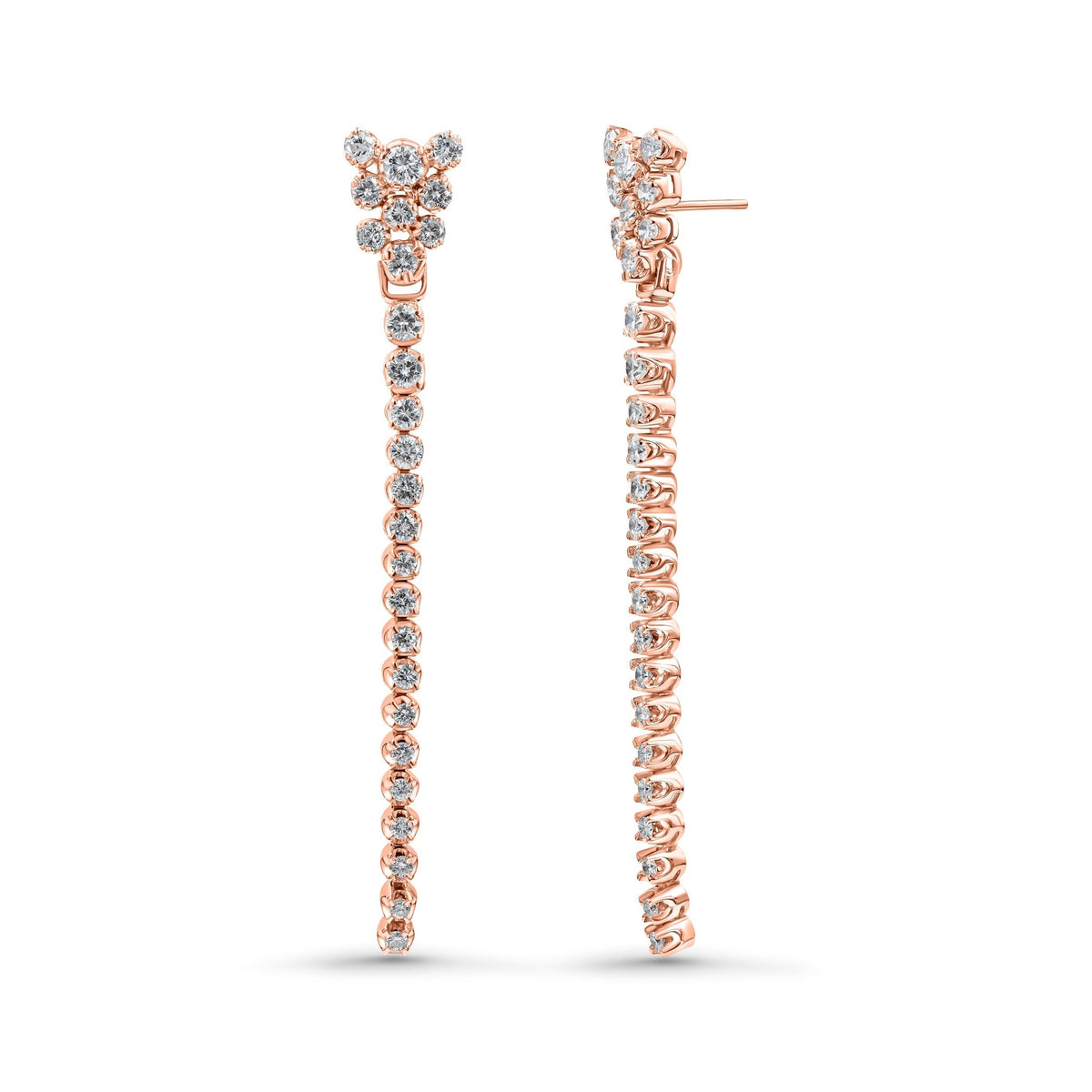 14K Gold Dangle Earrings image 6