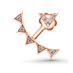 V-Shaped Diamond Earring Jackets image 7