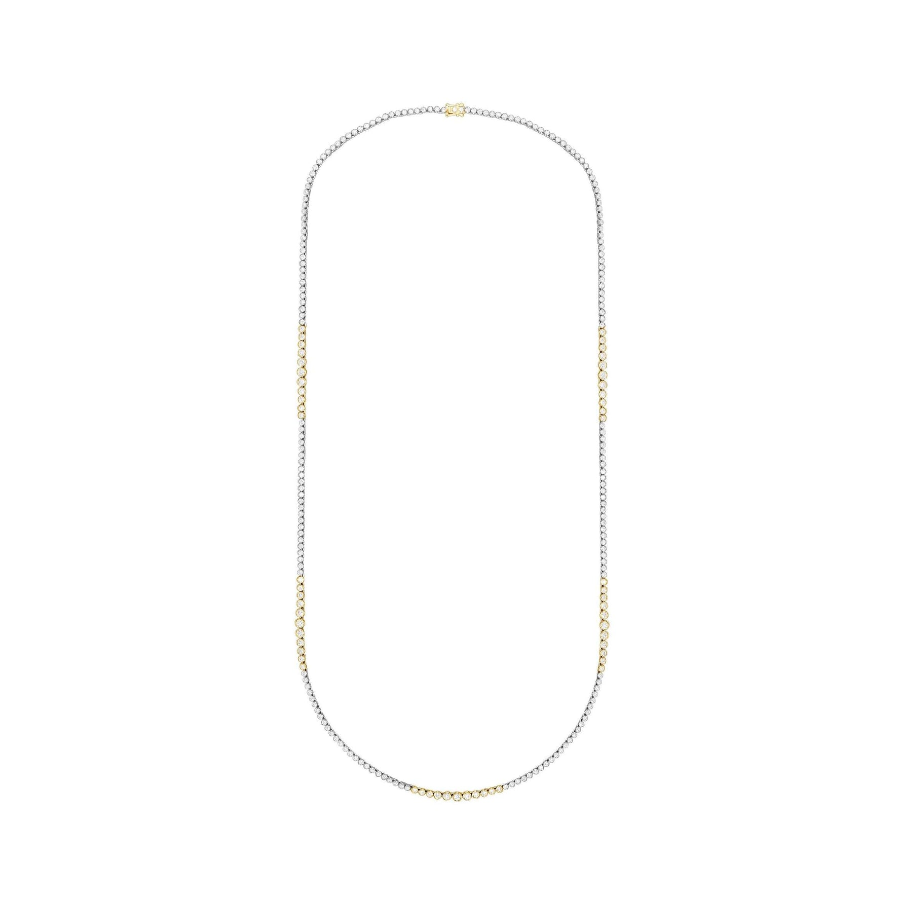 32 Inch Four-Prong Graduated Diamond Necklace image 1